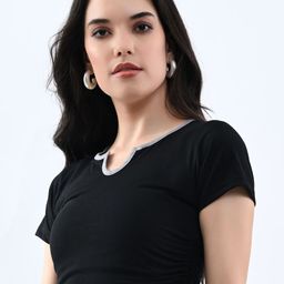 CLAFOUTIS Cotton Crop Top-image-77