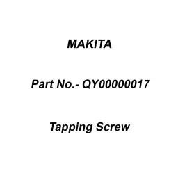 Makita Tapping Screw Size 3.5x14 for ML810, Part No QY00000017-16