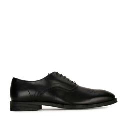 Hush Puppies by Bata Men's BRANDON E 23 Black Brogue Shoes-image-32