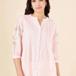 Akkriti by Pantaloons Pink Printed Tunic-image-28