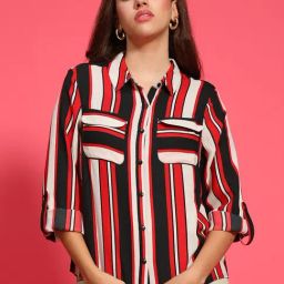 Oxolloxo Multi Stripes Casual Shirt-image-6