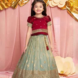 Lagorii Girls Ready to Wear Lehenga & Blouse-picture-20