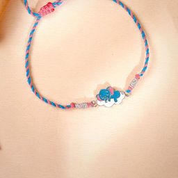 GIVA Funny Calf 925 Sterling Silver Thread Rakhi-image-11