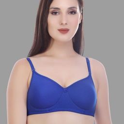 Boleem Full Coverage Lightly Padded Bra Padded Blue-30B-15