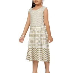 BAESD Print Fit & Flare Dress-image-61