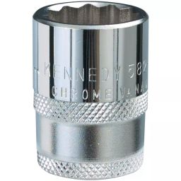 Kennedy-Pro 3/4 Inch Square Drive 12 Point A/F Bi-Hex Socket Size - 1.11/16 Inch-13