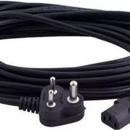 Pac 10 Metre 3 Pin Power Cord Cable Black for Destop, PC, Computer Black for Computers-25