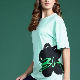 DressBerry Drop-Shoulder Sleeves T-shirt-image-95