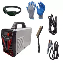 Hillgrove HGCM296M1 252 A MMA Inverter Arc Welding Machine with Metal Brush, Safety Googles & Gloves-picture-2