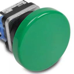 TEKNIC PUSH BUTTON, MUSHROOM, SPRINGRETURN-35