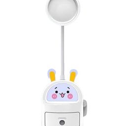 FunBlast Cute Cartoon Design 2 in 1 Table Lamp with Sharpener - White-10