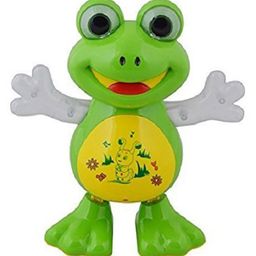 FunBlast Dancing Frog with Music and Flashing Lights  Green-0