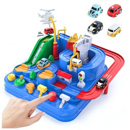 Fiddlerz Car Race Tracks for Kids Car Adventure Toys Vehicle Puzzle Car Track Playsets-image-15