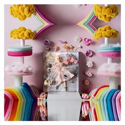 Yunicorn Max Gorgeous Princess Doll with Make up Accessories (Design & Colour may vary) - Height35 cm-6