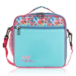 Echo Boomers Premium Butterfly Pint Lunch BagStylish, Lightweight, Attractive, & Durable Meal Companion and versatile bag - Sea Green-image-82