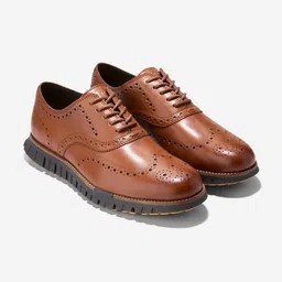 Cole Haan Men ZEROGRAND REMASTERED WINGTIP Brown Oxford Shoes-image-66