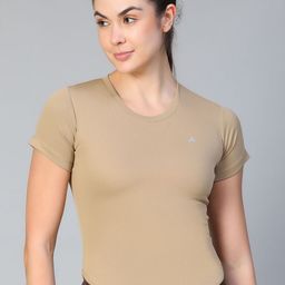 ATHLISIS Women e-Dry Raw Edge Slim Fit T-shirt-image-91