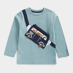 mothercare Boys Solid Round Neck Pure Cotton T-shirt-image-99