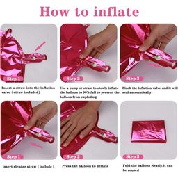 Decor Mantra Number 2 foil balloon 32 inch for birthday decoration items - Blue - Pack of 1 image 5