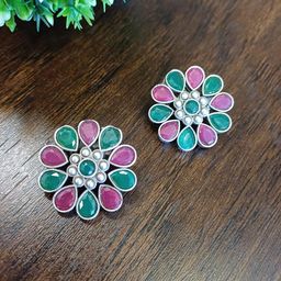Jeweltos Contemporary Studs Earrings-image-73