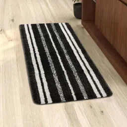 Saral Home Black & White Multipurpose Runner - Set of 1-14