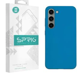 Sprig Liquid Silicone Back Cover for SAMSUNG Galaxy S23 5G (Blue)-image-86
