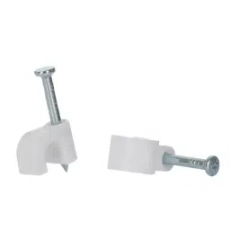 RS PRO White PE Round Clip 3.5 mm Max. Bundle, 233516 (Pack 100 pcs)-image-2