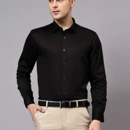 Cantabil Black Regular Fit Shirt-image-109