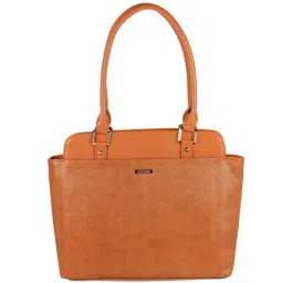 Metro Tan Solid Medium Handbag-19