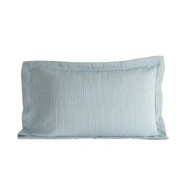 Maspar Waffle Blue Polyester 100 GSM Pillow Shams - Set of 2-18
