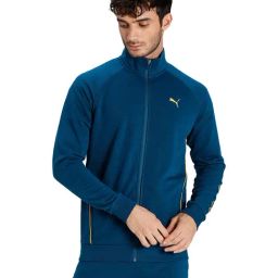 Puma Blue Full Sleeves Jacket-image-136