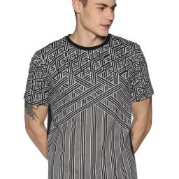 UrGear Black & White Crew T-Shirt-image-55