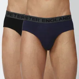 Peter England Multi Cotton Regular Fit Briefs - Pack Of 2-picture-31