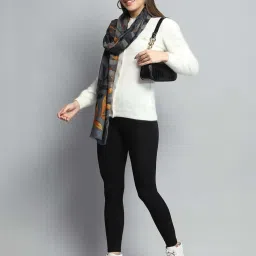 Monte Carlo Multicolored Printed Regular Fit Stole image 5