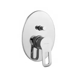 Parryware Pluto Bottom Lever 2 Way Diverter with Concealed Chrome, G3885A1+G4887A1 (Pack of 2 Piece) image 2