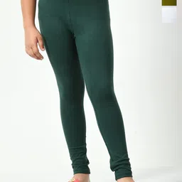 KAYU Girls Pack Of 3 Churidar-Length Leggings-picture-23