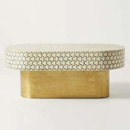 Casagold Jordan Inlay Black Oval Shape Coffee Table - Targua-35