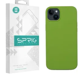 Sprig Liquid Silicone Back Cover for APPLE iPhone 14 (Green)-image-26