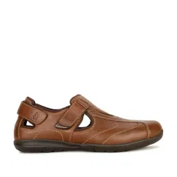 Hush Puppies by Bata Men's JOSE FM Brown Fisherman Sandals-image-87