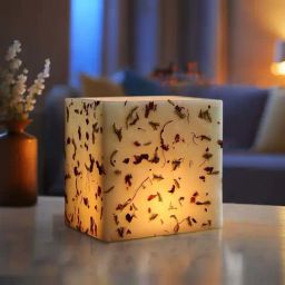 IRIS Multicolour Botanics Lilac & Peony Fragrance Lantern Candle-0
