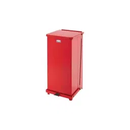 RUBBERMAID DefendersÂ® 49L Red Pedal Galvanised Steel Waste Bin, FGST24EPLRD-picture-37