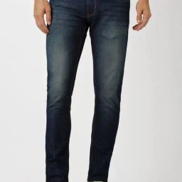Peter England Navy Skinny Fit Jeans-picture-25