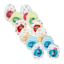 Bodycare Kids Multicolor Printed Booties (Pack of 6) - Assorted-picture-43