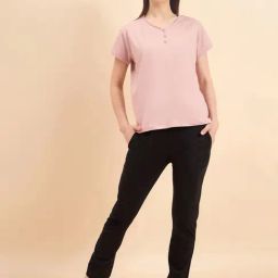 Sweet Dreams Blush Pink Cotton Top-15