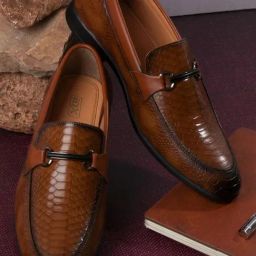 ID Men's Tan Formal Loafers-image-94