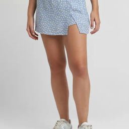 Forever 21 Blue Printed Shorts-image-26