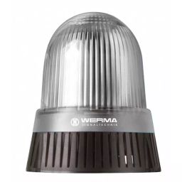 Werma Sounder Beacon 430 Series Clear 24 V IP65 Base Mount 114dB at 1 Metre, 430.400.75-image-99