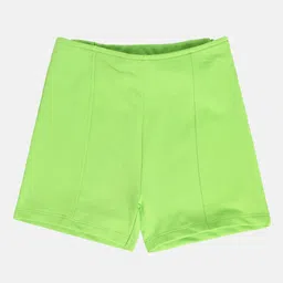 MINI KLUB Girls Regular Fit Mid-Rise Cotton Shorts-78