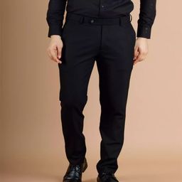 Muffynn Men Flexiwaist Formal Bison Pants-image-24