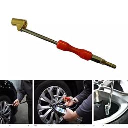 B K JAGAN & CO Tyre Pressure Gauge Twin Hold On Tyre Valve Connector for Car-21